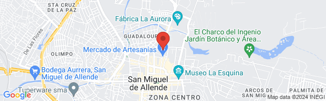 Property 2373 Map in San Miguel de Allende