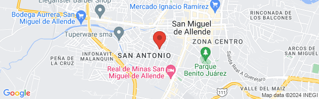 Property 2382 Map in San Miguel de Allende