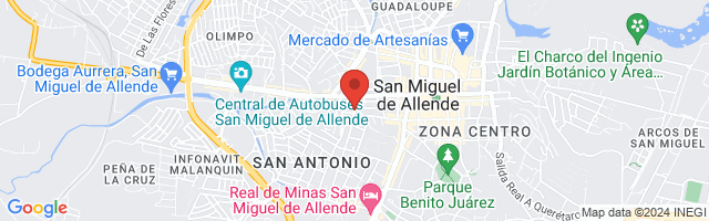 Property 2432 Map in San Miguel de Allende