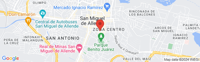 Property 2434 Map in San Miguel de Allende