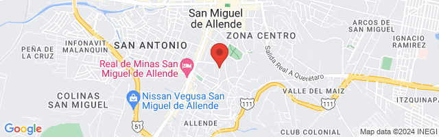 Property 2439 Map in San Miguel de Allende