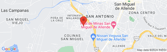 Property 2482 Map in San Miguel de Allende