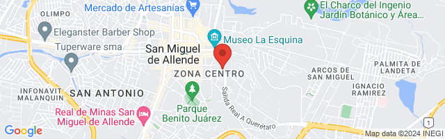 Property 2495 Map in San Miguel de Allende