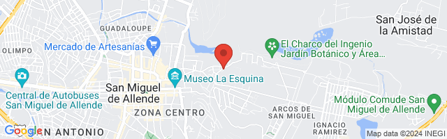 Property 2535 Map in San Miguel de Allende