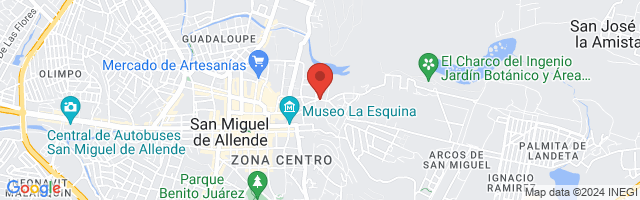 Property 2554 Map in San Miguel de Allende