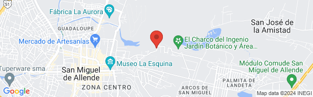 Property 2560 Map in San Miguel de Allende