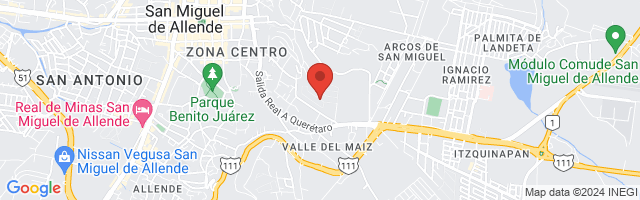 Property 2609 Map in San Miguel de Allende
