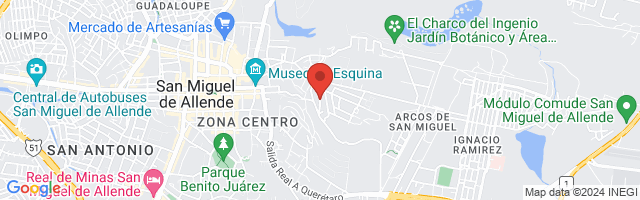 Property 2637 Map in San Miguel de Allende
