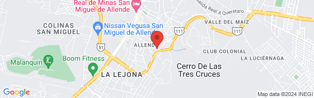 Property 2652 Map in San Miguel de Allende