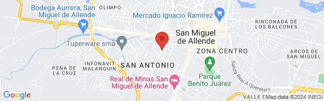 Property 2661 Map in San Miguel de Allende