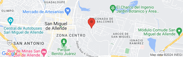 Property 2695 Map in San Miguel de Allende