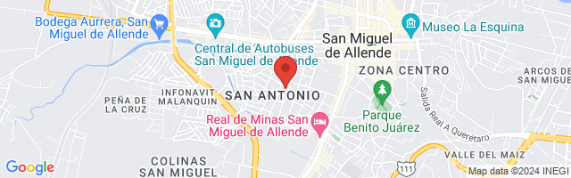 Property 2696 Map in San Miguel de Allende