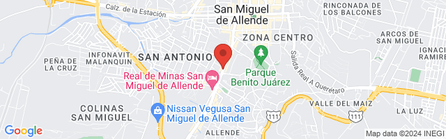 Property 2708 Map in San Miguel de Allende