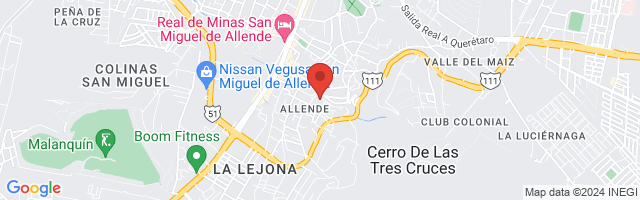 Property 2730 Map in San Miguel de Allende