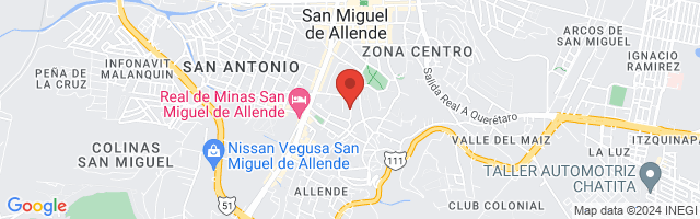 Property 2737 Map in San Miguel de Allende