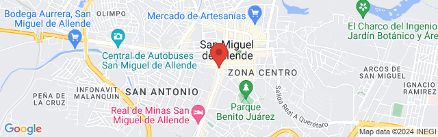 Property 2750 Map in San Miguel de Allende