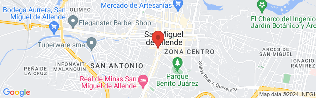 Property 2754 Map in San Miguel de Allende