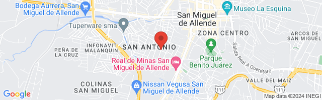 Property 2770 Map in San Miguel de Allende
