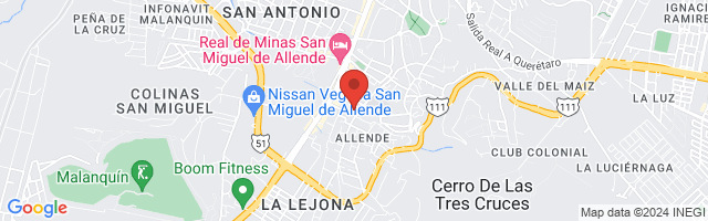 Property 2777 Map in San Miguel de Allende