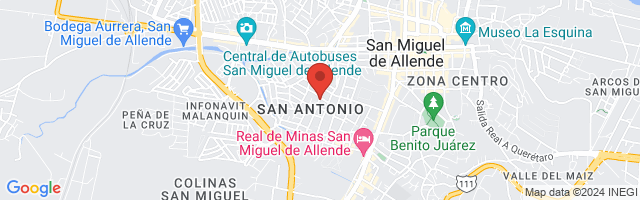 Property 2780 Map in San Miguel de Allende