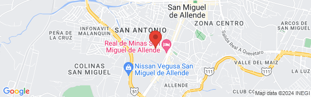 Property 2792 Map in San Miguel de Allende