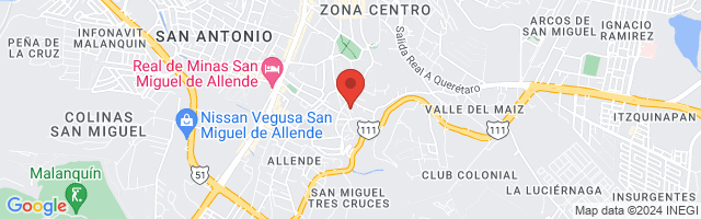 Property 2800 Map in San Miguel de Allende