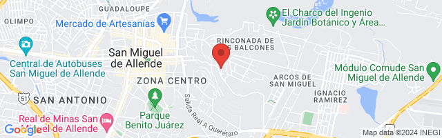 Property 2818 Map in San Miguel de Allende