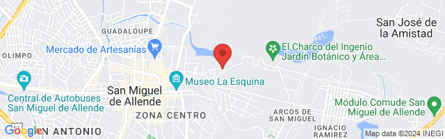 Property 2820 Map in San Miguel de Allende