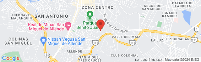 Property 2832 Map in San Miguel de Allende