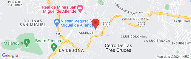 Property 2840 Map in San Miguel de Allende
