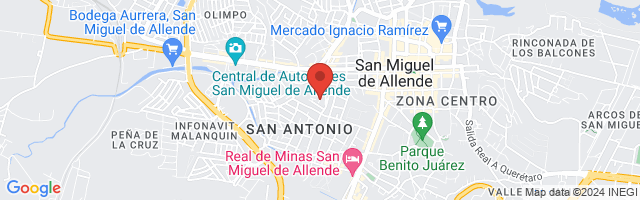 Property 2855 Map in San Miguel de Allende