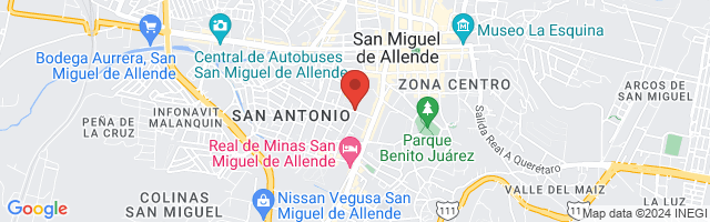 Property 2861 Map in San Miguel de Allende