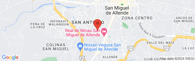 Property 2863 Map in San Miguel de Allende