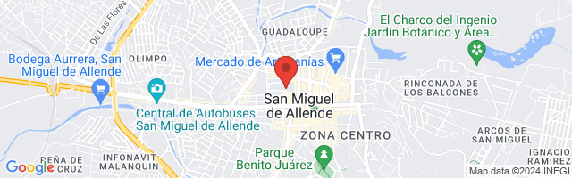 Property 2880 Map in San Miguel de Allende