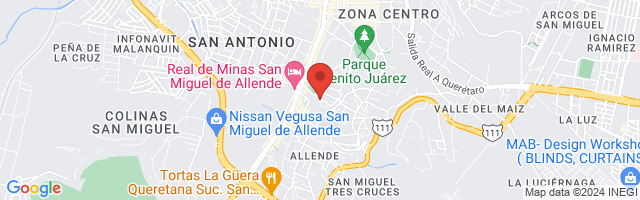 Property 2889 Map in San Miguel de Allende