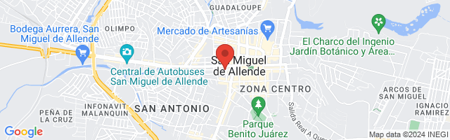 Property 2890 Map in San Miguel de Allende