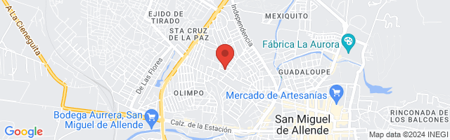 Property 2898 Map in San Miguel de Allende