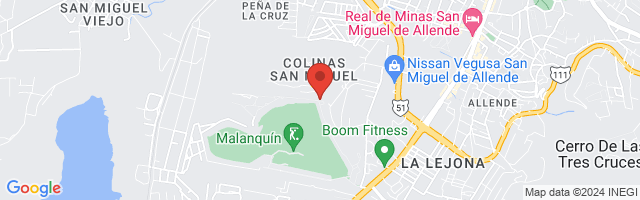 Property 2900 Map in San Miguel de Allende