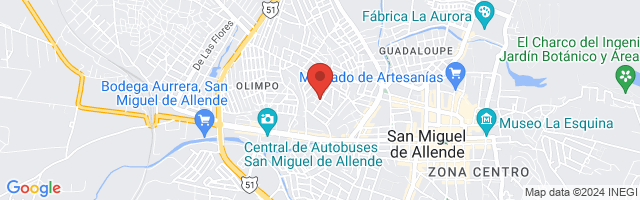 Property 2918 Map in San Miguel de Allende