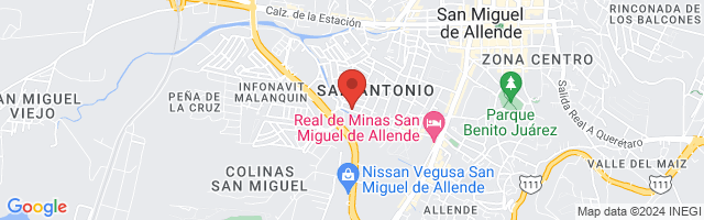 Property 2932 Map in San Miguel de Allende