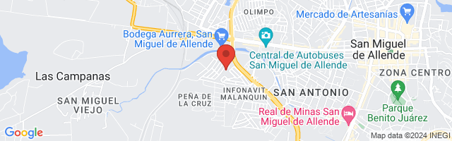 Property 2936 Map in San Miguel de Allende