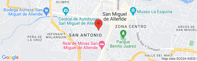 Property 2976 Map in San Miguel de Allende