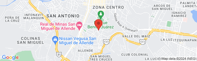 Property 3068 Map in San Miguel de Allende