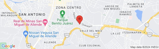 Property 3074 Map in San Miguel de Allende
