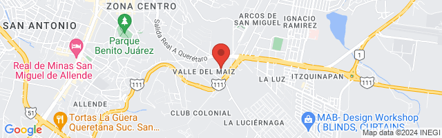 Property 3121 Map in San Miguel de Allende
