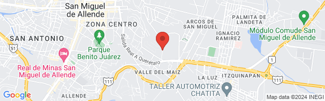 Property 3181 Map in San Miguel de Allende