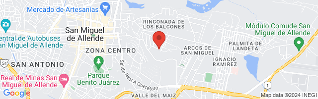 Property 3207 Map in San Miguel de Allende