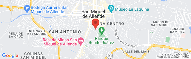 Property 3220 Map in San Miguel de Allende