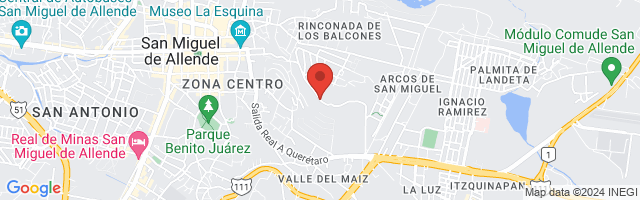 Property 3246 Map in San Miguel de Allende
