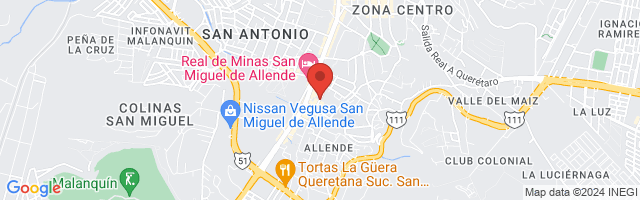 Property 3253 Map in San Miguel de Allende